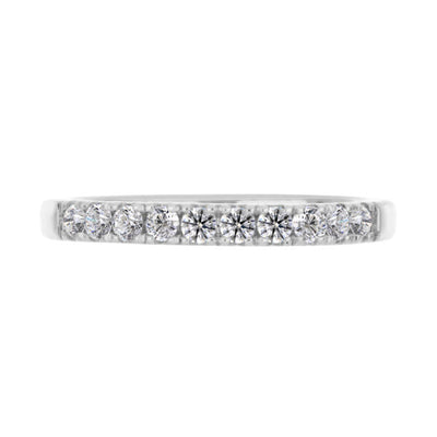 Churumbela de Diamantes en Oro Blanco 14K (.35Q)