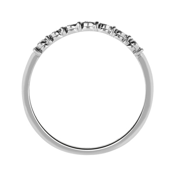 Churumbela de Diamantes en Oro Blanco 14K (.07Q)