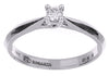 Anillo Solitario de Diamante en Oro Blanco 14K (.15Q)