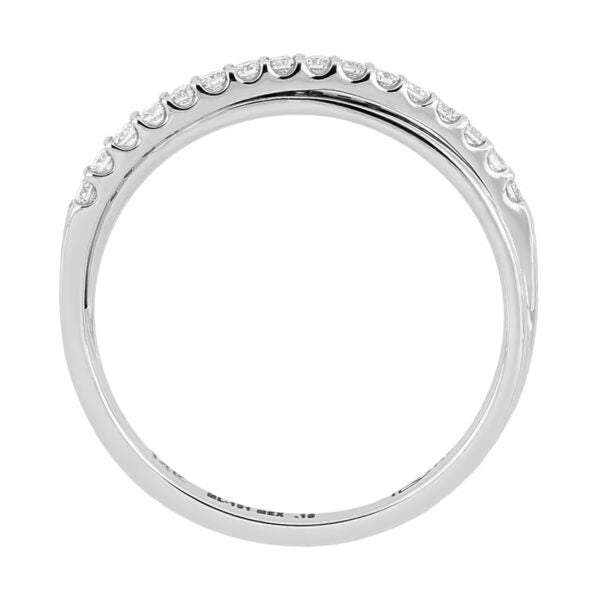 Churumbela de Diamantes en Oro Blanco 14K (.18Q)