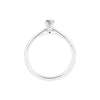 Anillo Solitario Con 0.20q De Diamante En Oro Blanco De 14k