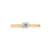 Solitario Con 0.06q De Diamante En Oro Amarillo De 14k