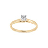Solitario Con 0.06q De Diamante En Oro Amarillo De 14k
