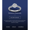 Anillo Solitario Con 0.17q De Diamante En Oro Rosa De 14k