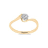 Solitario Con 0.10q De Diamante En Oro Amarillo De 14k